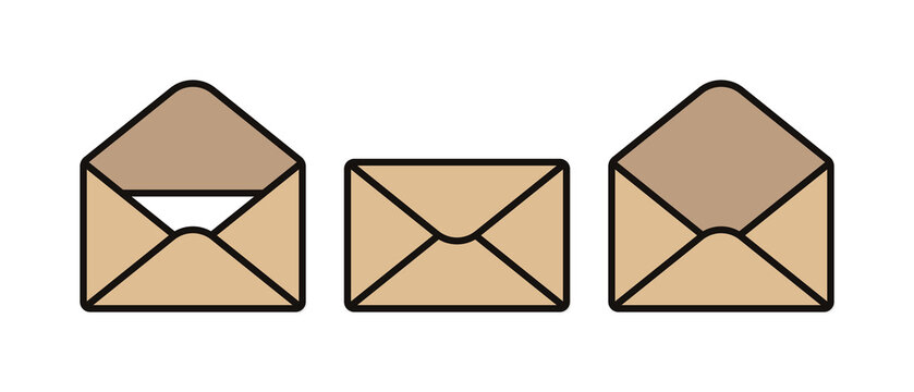 Envelope Open envelope Mail Icon Message Letter