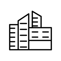 city new icon simple vector