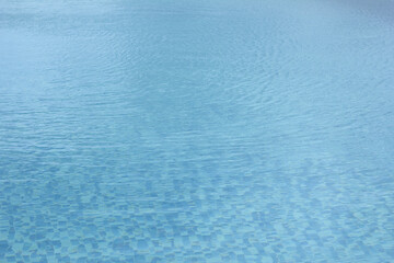 close up Swimming pool water surface