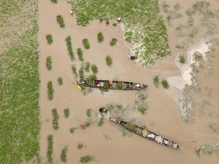 Flood in Sunamganj Bangladesh on 2022.

Climate change caused by global warming is having a...