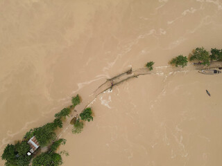 Flood in Sunamganj Bangladesh on 2022.

Climate change caused by global warming is having a...