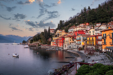 Varenna, Italy on Lake Como - obrazy, fototapety, plakaty