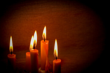 Candle light in the dark , Candle light background