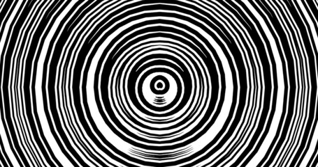 Concentric circle elements. Element for graphic web design, Template for print, textile, wrapping, decoration. Raster Monochrome Illustration.