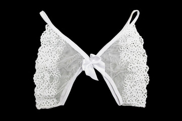 Women's panties on a white background
