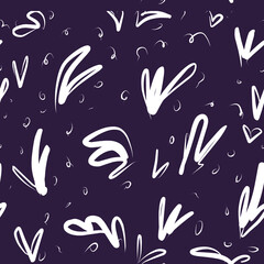 seamless pattern with hearts