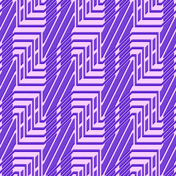 Purple Art Deco Grid Pattern