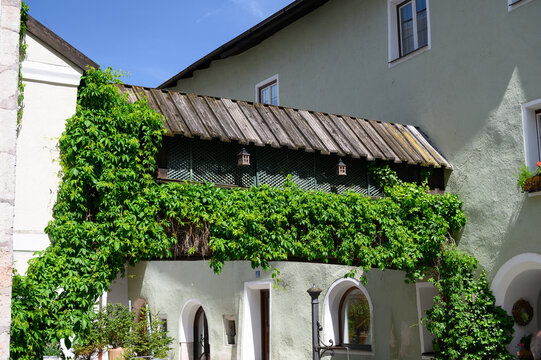 bridge in the oldtown of Rattenberg in Tyrol
