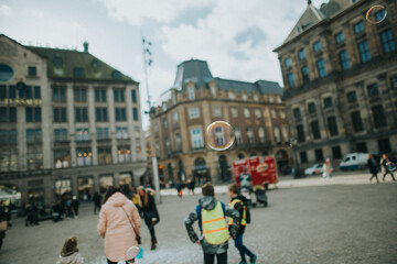 Obraz premium Amsterdam bubbles