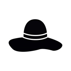 hat icon. on white background