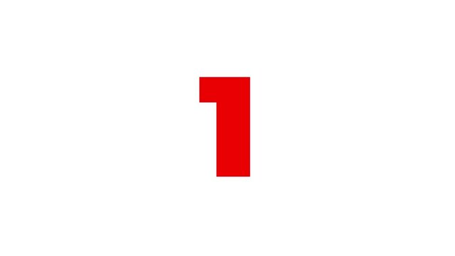 Video banner Mega Sale Just Now White Red background Templates. Flat animation trend