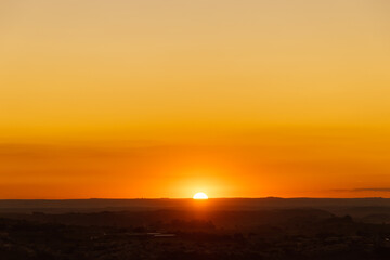 Winter Sunset in Cornélio Procópio - Paraná (Brazil)