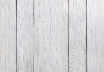 Naklejka premium White wooden background. Kitchen table.