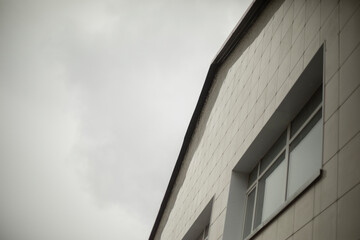 Window in building. Architecture details. Jet building.