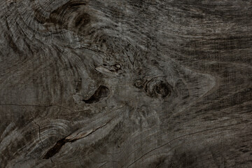 close up of a black wood