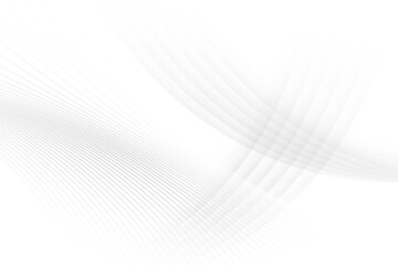 Fototapeta premium Abstract white and gray color, modern design background with geometric shape. Vector illustration. 