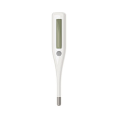 Thermometer as Medical Device for Measuring Body Temperature Vector Illustration