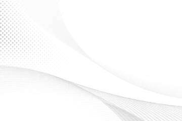 Abstract white and gray color, modern design background with geometric shape. Vector illustration.	