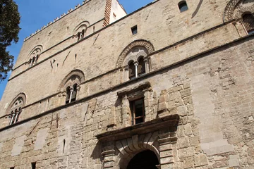 Rolgordijnen medieval palace (Chiaramonte Steri) in palermo in sicily (italy)  © frdric