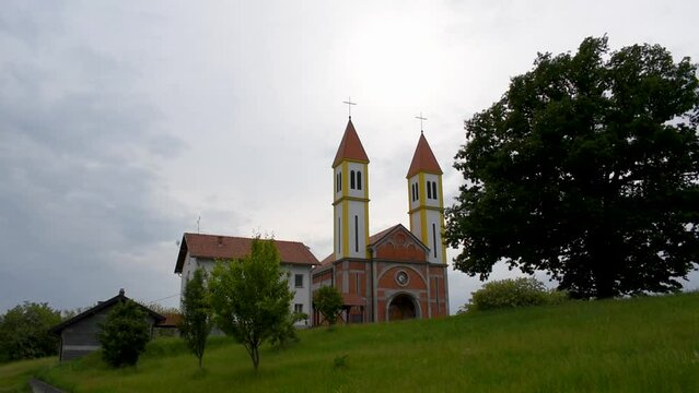 Church of St. Anthony on the hill Topuz near Derventa, Bosnia and Herzegovina