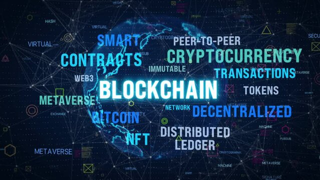 bitcoin NFT blockchain crypto currency technology video