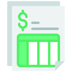 Financial Spreadsheets Icon
