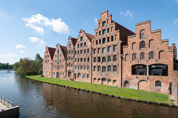 Salzspeicher (salt storehouses) in Lübeck,  Schleswig-Holstein, Germany