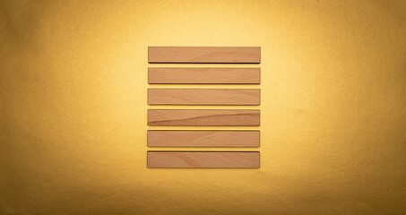 Gene Key 1 hexagram I ching wood on golden background