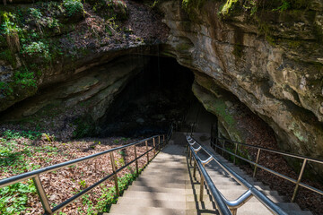 The Entrance to the Caves Mouth at Mammoth Cave National Park