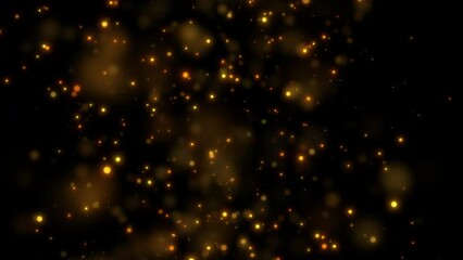  rich twinkling background golden lights video