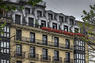 Fototapeta premium Architecture and Buildings of San Sebastian in the Basque Country