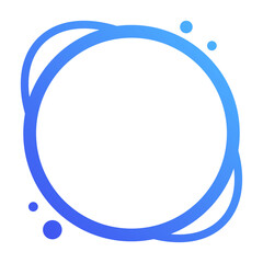 circle colorful text box
