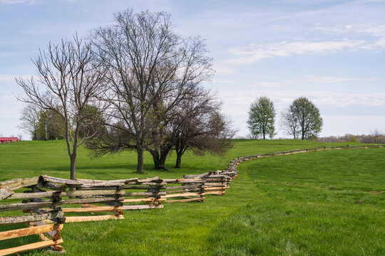 Fence at Camp Nelson National Monument in Kentucky