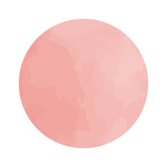 circle watercolor banner
