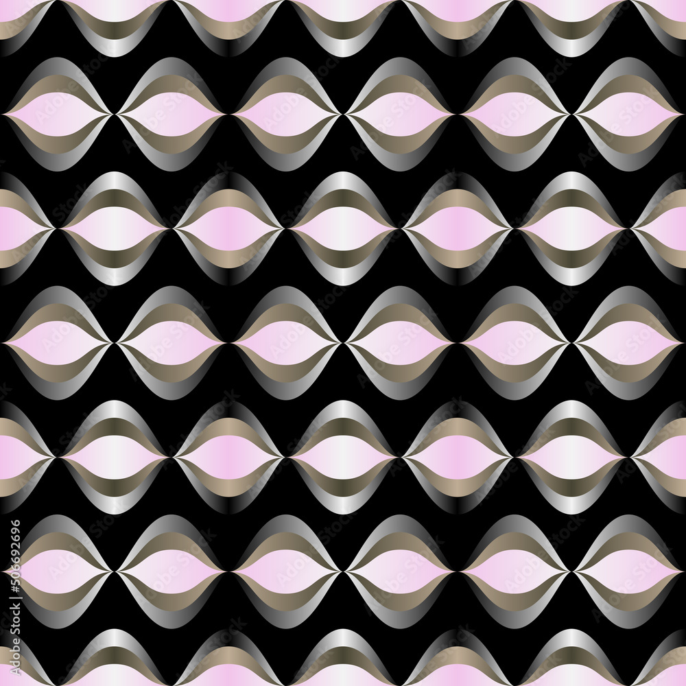 Poster abstract vector pattern graphics made with various geometric shapes and elements