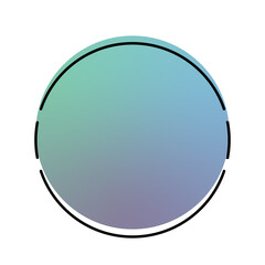 circle gradient banner frame
