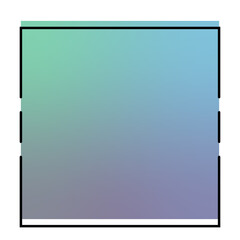 square gradient banner frame
