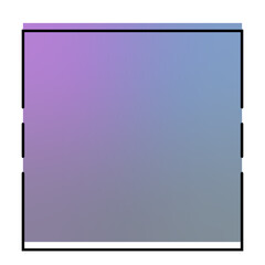 square gradient banner frame
