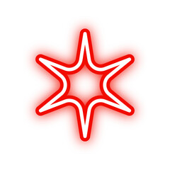 star shape neon light
