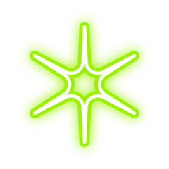 star shape neon light

