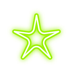 star shape neon light
