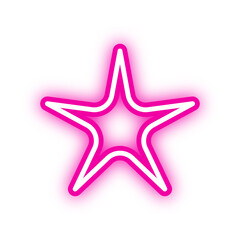 star shape neon light
