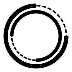 Naklejka premium text circle frame 