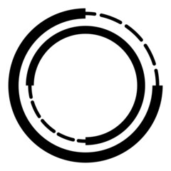Naklejka premium text circle frame 