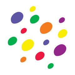 colorful geometric glitter
