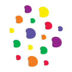 colorful geometric glitter
