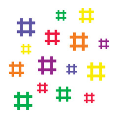 Fototapeta premium colorful geometric glitter 