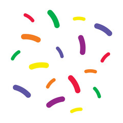 colorful geometric glitter
