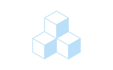 Obraz premium cube pattern element