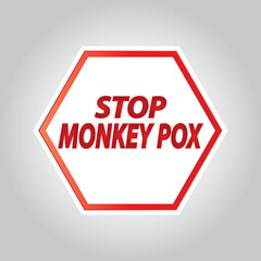 Monkey pox virus.vector .eps10